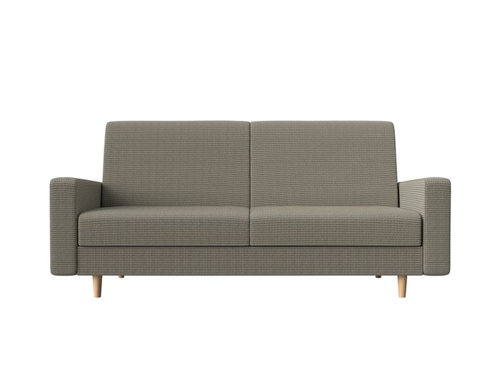 Прямой диван-кровать Бонн серо-бежевого цвета - купить Прямые диваны по цене 26999.0