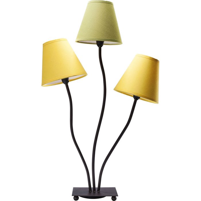 Лампа настольная Flexible с желтыми плафонами
