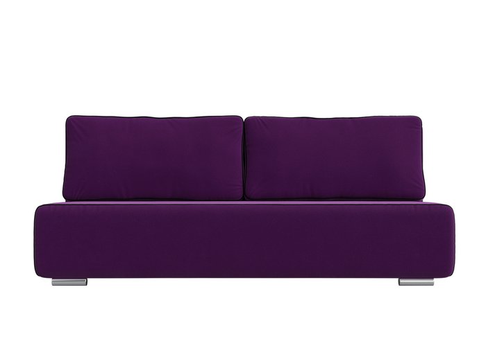 Прямой диван-кровать Уно фиолетового цвета - купить Прямые диваны по цене 29999.0
