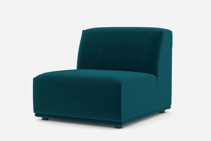 Кресло Портулак цвета морской волны - купить Интерьерные кресла по цене 20728.0