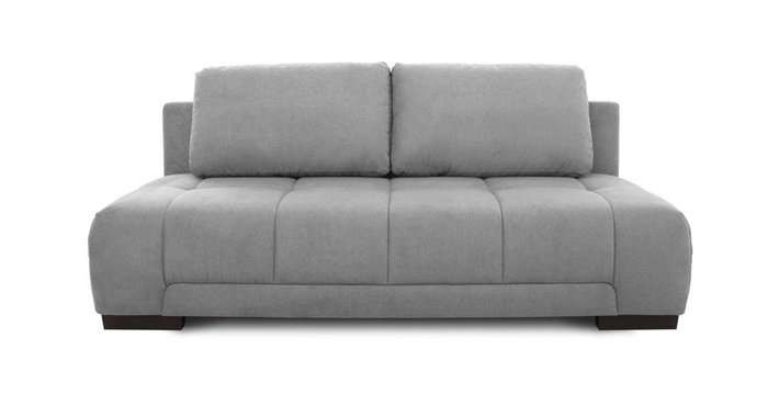 Прямой диван-кровать Льюис серого цвета