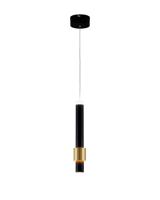 Подвесной светодиодный светильник Elli черно-золотого цвета - купить Подвесные светильники по цене 6490.0