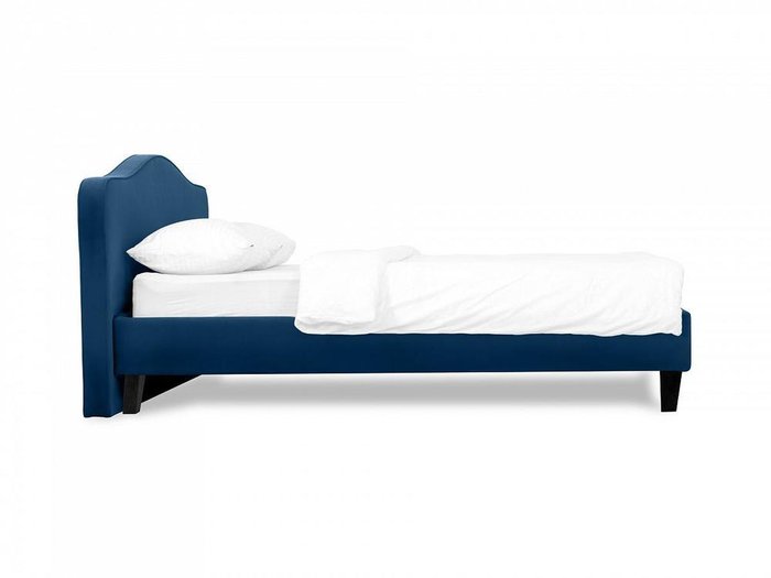 Кровать Queen II Elizabeth L 160х200 темно-синего цвета  - лучшие Кровати для спальни в INMYROOM
