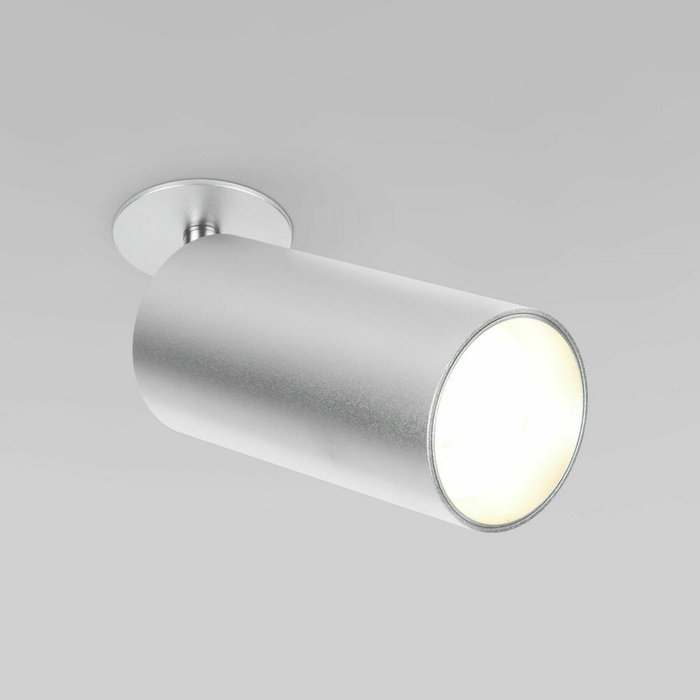 Встраиваемый светодиодный светильник Diffe 2 серебряного цвета - купить Встраиваемые споты по цене 1280.0