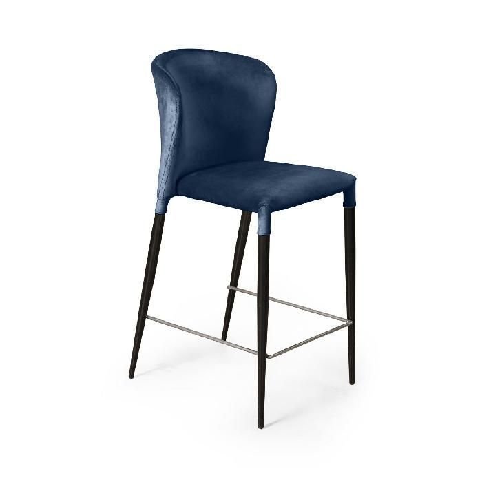 Стул барный Albert синего цвета - купить Барные стулья по цене 14900.0