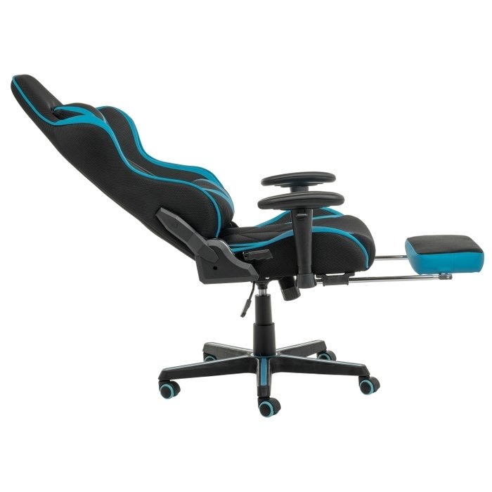 Компьютерное кресло Kano черно-голубого цвета - лучшие Офисные кресла в INMYROOM