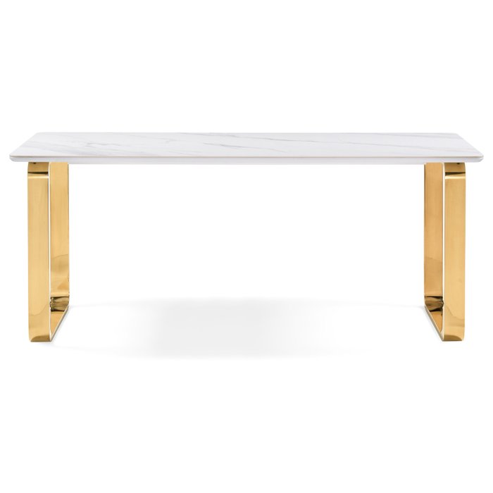 Обеденный стол Селена 4 L белого цвета - купить Обеденные столы по цене 55700.0