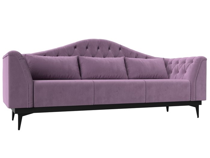 Прямой диван-крова Флорида сиреневого цвета