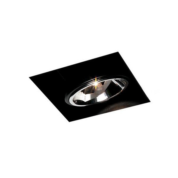 Встраиваемый светильник Wever & Ducre QUADRA MONO T BLACK из анодированного алюминия