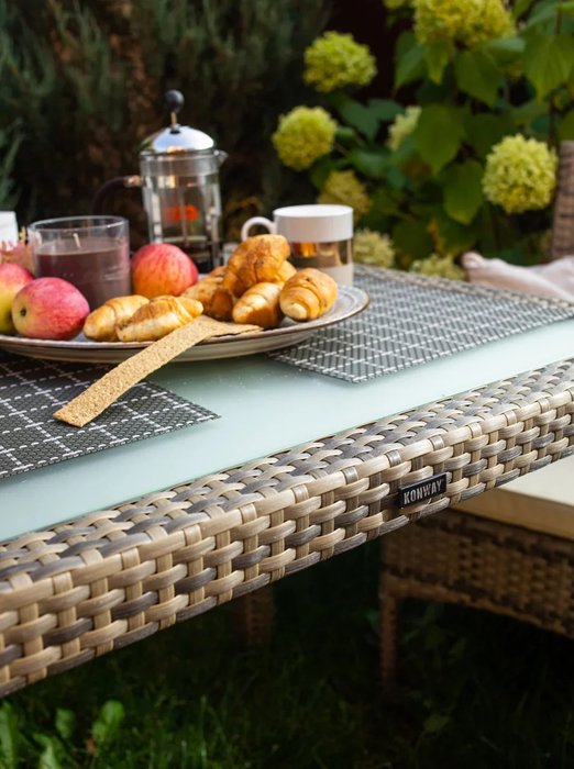Стол садовый Panama коричневого цвета - купить Садовые столы по цене 23400.0