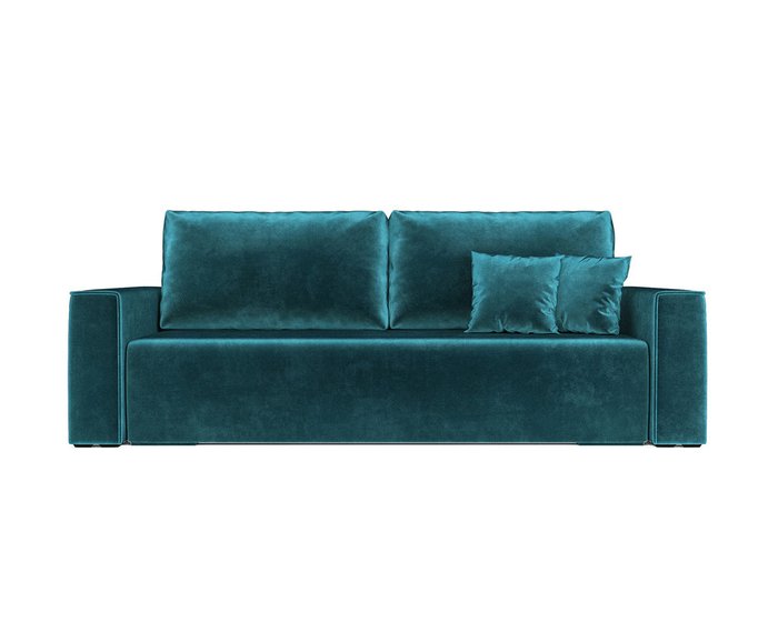 Диван-кровать Манхэттен сине-зеленого цвета - купить Прямые диваны по цене 37690.0