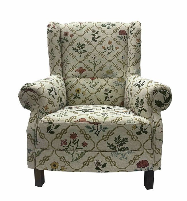 Кресло Английская Классика бежевого цвета - купить Интерьерные кресла по цене 41600.0