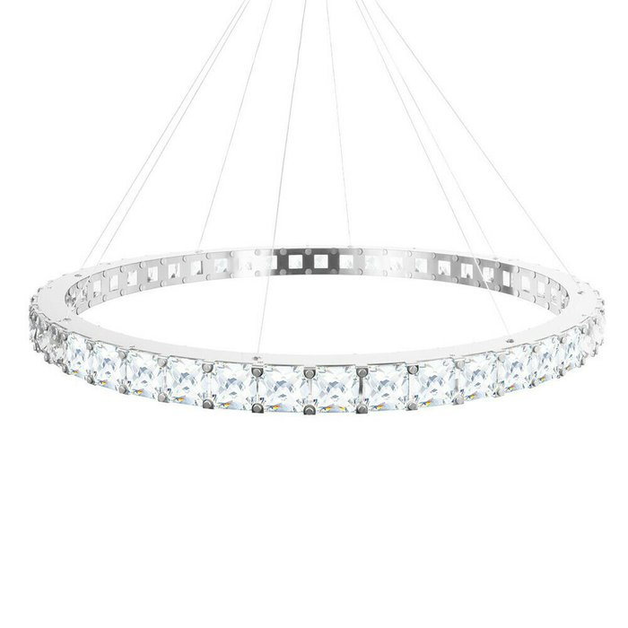 Подвесная люстра Tiffany 100 серого цвета - купить Подвесные люстры по цене 55630.0