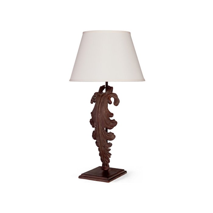 Лампа настольная La France с белым абажуром - купить Настольные лампы по цене 18450.0