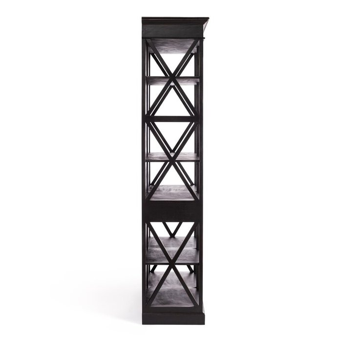 Книжный шкаф Black Label черного цвета - купить Книжные шкафы по цене 265090 Книжный шкаф Black Label черного цвета - купить Книжные шкафы по цене 265090