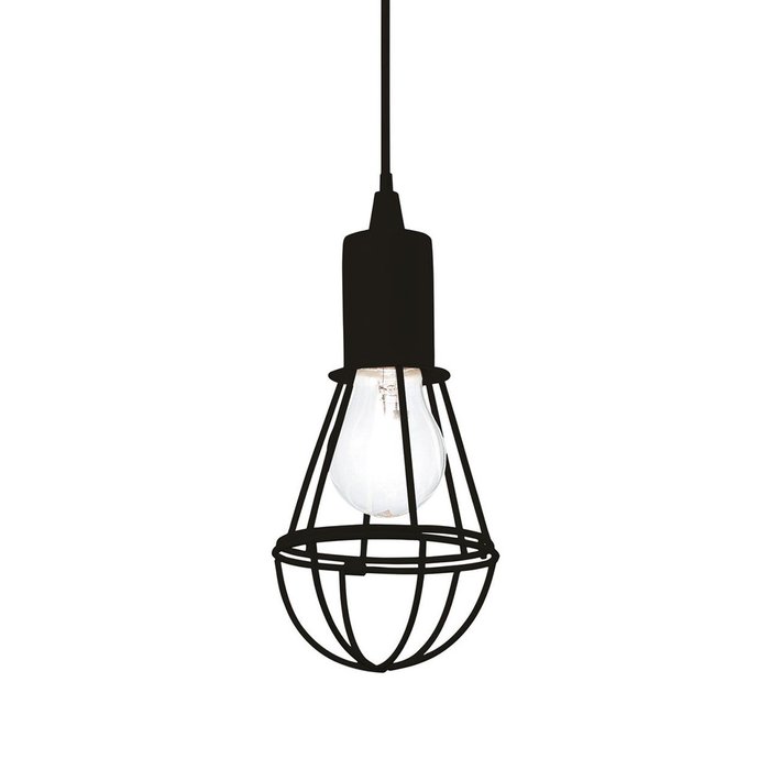 Подвесной светильник Ideal Lux Helmut SP1 Nero Подвесной светильник Ideal Lux Helmut SP1 Nero