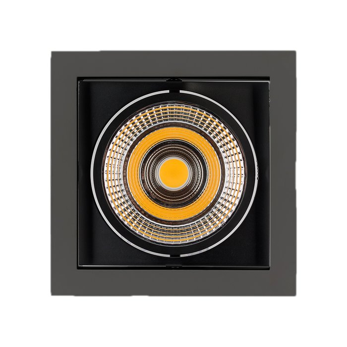 Встраиваемый светильник CL-KARDAN 037028 (металл, цвет черный) - лучшие Встраиваемые споты в INMYROOM