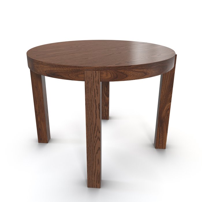 Раздвижной обеденный стол Cerro темно-коричневого цвета - купить Обеденные столы по цене 39033.0