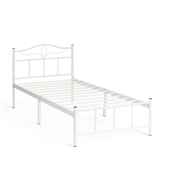 Кровать Lucy 90х200 белого цвета - купить Кровати для спальни по цене 5270.0