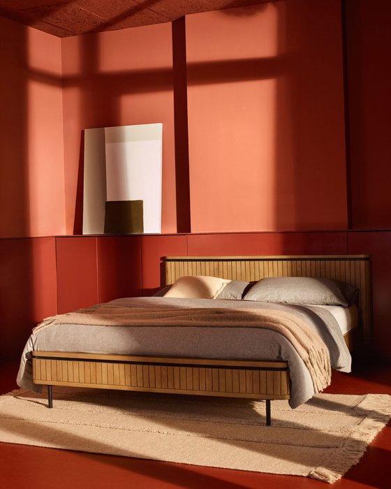 Кровать Licia 180х200 из массива манго  - лучшие Кровати для спальни в INMYROOM