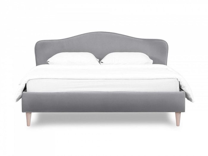Кровать Queen II Elizabeth L 160х200 серого цвета - лучшие Кровати для спальни в INMYROOM