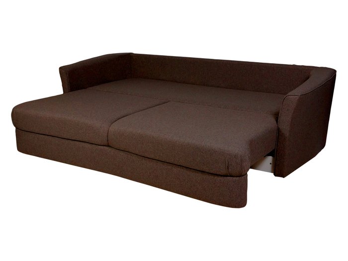 Диван-кровать California темно-коричневого цвета - лучшие Прямые диваны в INMYROOM