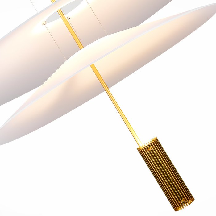 Подвесной светильник Isola золотисто-белого цвета - лучшие Подвесные светильники в INMYROOM