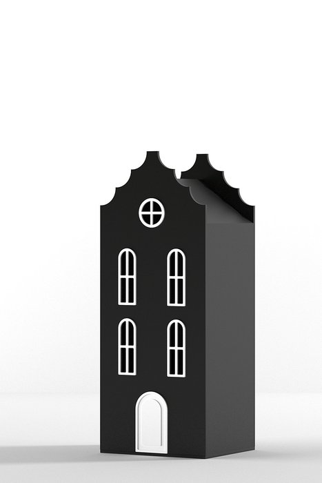 Шкаф-домик Бремен Mini черного цвета - купить Детские шкафы по цене 48290.0