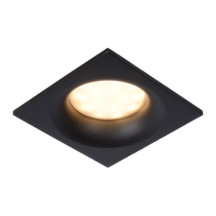 Точечный светильник Ziva 09924/01/30 (металл, цвет черный) - купить Встраиваемые споты по цене 3290.0