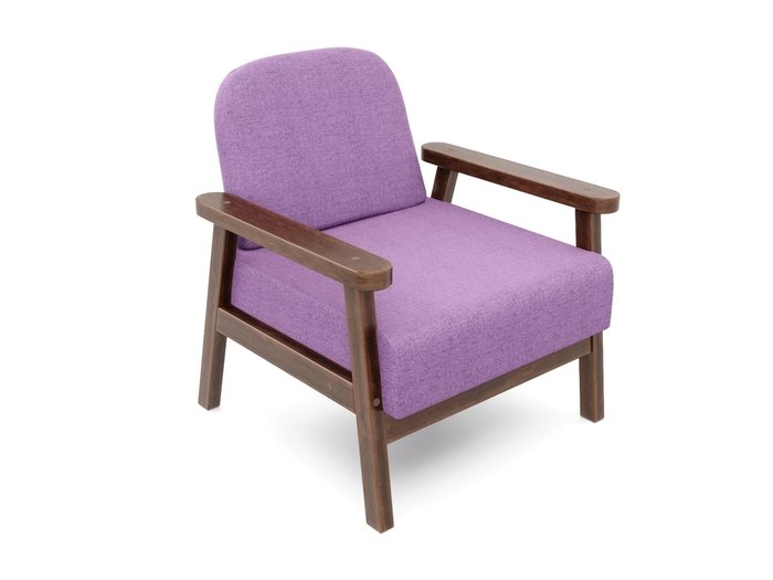 Кресло Флори фиолетового цвета - лучшие Интерьерные кресла в INMYROOM