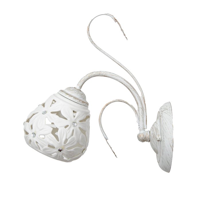 Бра DANIELA STY40028/1B (керамика, цвет белый) - купить Бра и настенные светильники по цене 2835.0