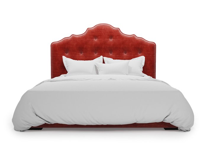 Кровать "Annabelle" Красная Замша 160х200 Кровать "Annabelle" Красная Замша 160х200