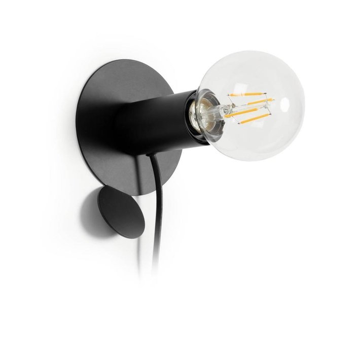 Настенный светильник Danitz черного цвета - купить Бра и настенные светильники по цене 2890.0