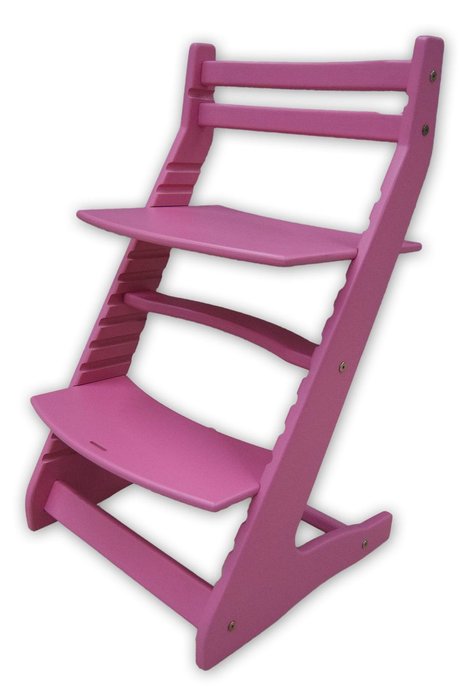 Растущий регулируемый стул Вырастайка розового цвета