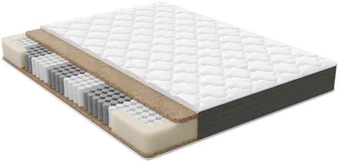 Матрас Pur Energy Classic 120х200 бело-черного цвета Матрас Pur Energy Classic 120х200 бело-черного цвета