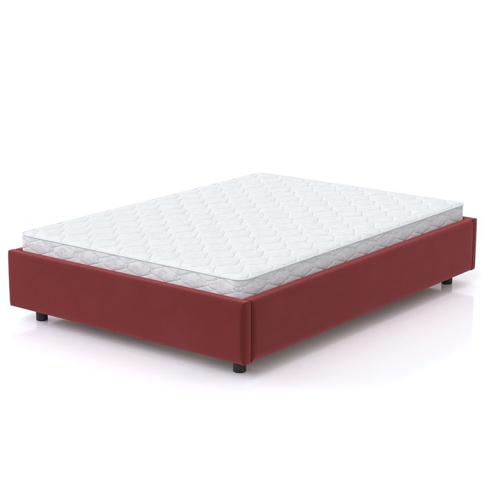 Кровать SleepBox 120x200 темно-красного цвета Кровать SleepBox 120x200 темно-красного цвета