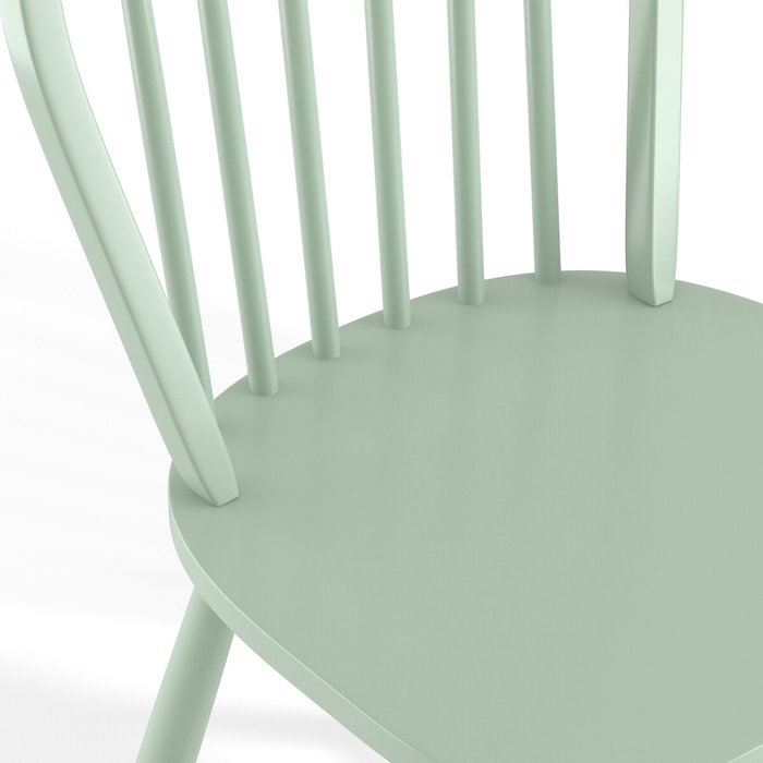 Комплект из двух стульев с решетчатой спинкой Windsor зеленого цвета - лучшие Обеденные стулья в INMYROOM