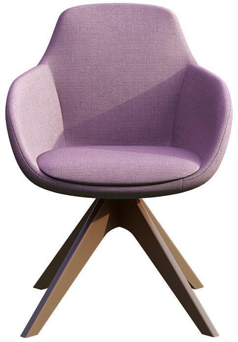 Кресло Арель мини Глазго сиреневого цвета - купить Обеденные стулья по цене 61665.0