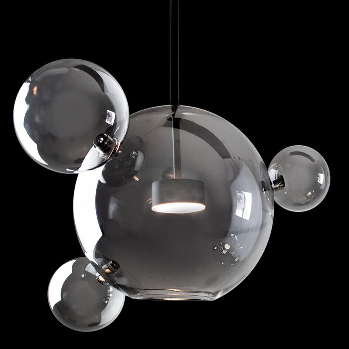 Подвесная люстра Bolle 2029-D3 (стекло, цвет серый) - купить Подвесные люстры по цене 50550