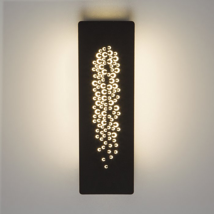 Настенный светодиодный светильник 40149/1 LED черный - лучшие Бра и настенные светильники в INMYROOM