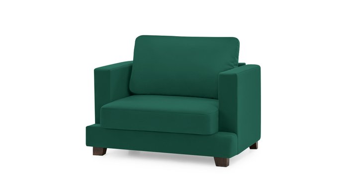 Кресло Плимут зеленого цвета