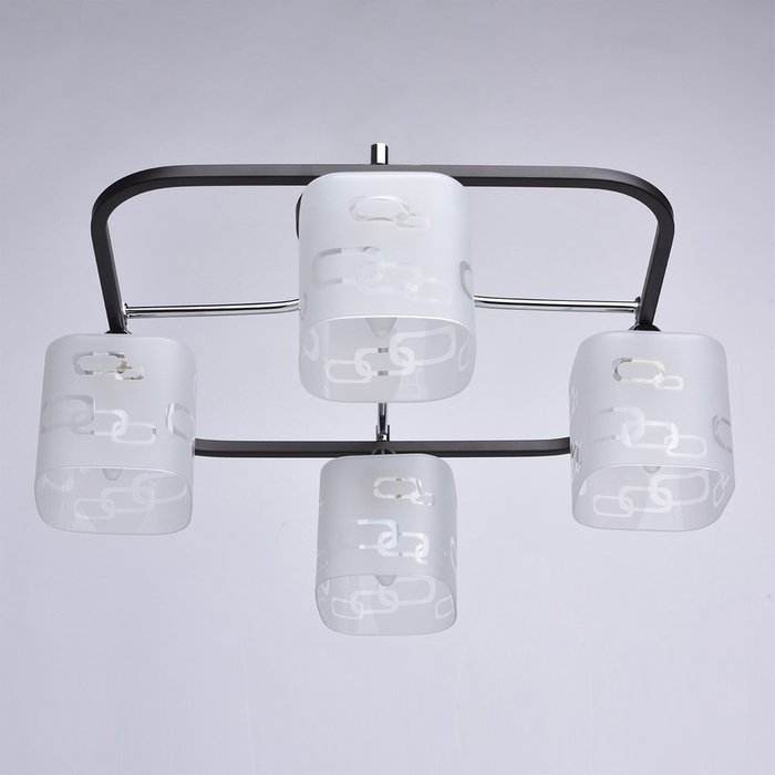 Потолочная люстра Тетро с белыми плафонами - купить Потолочные люстры по цене 8020.0