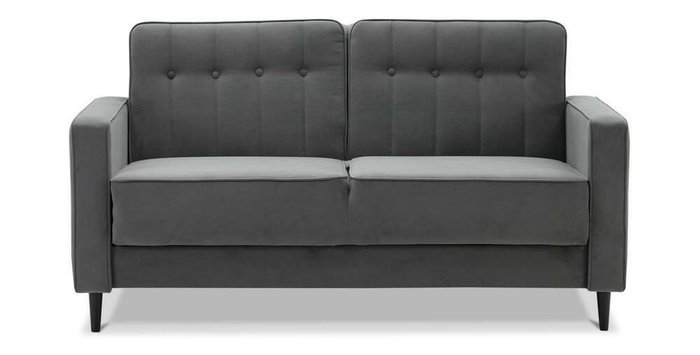 Диван-кровать Клайд мини серого цвета - купить Прямые диваны по цене 37600.0