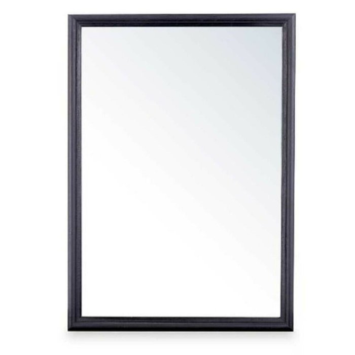Настенное зеркало LM35-4-11 Чёрный 50 x 70 x 50 cm Деревянный Прямоугольный