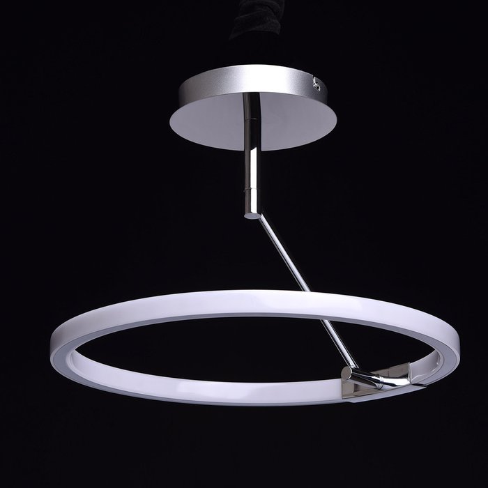 Потолочный светодиодный светильник Платлинг серебристого цвета - купить Потолочные светильники по цене 25700.0