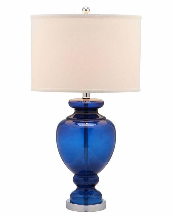 Настольная лампа Авелла синего цвета - купить Настольные лампы по цене 18291.0