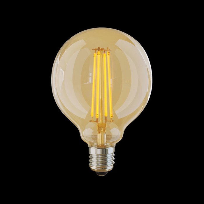 Лампа светодиодная Globe шар золотого цвета - купить Лампочки по цене 470.0