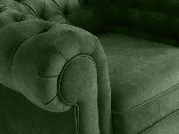 Кресло Chesterfield зеленого цвета  - лучшие Интерьерные кресла в INMYROOM