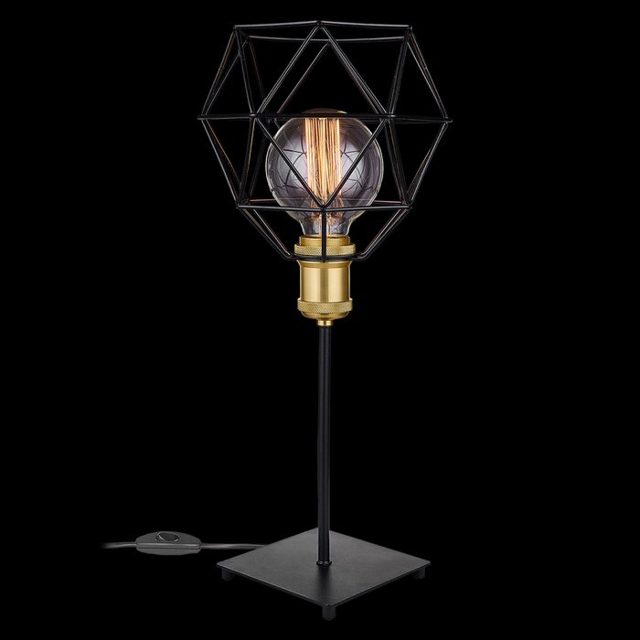 Настольный светильник Stratagema черного цвета - лучшие Настольные лампы в INMYROOM