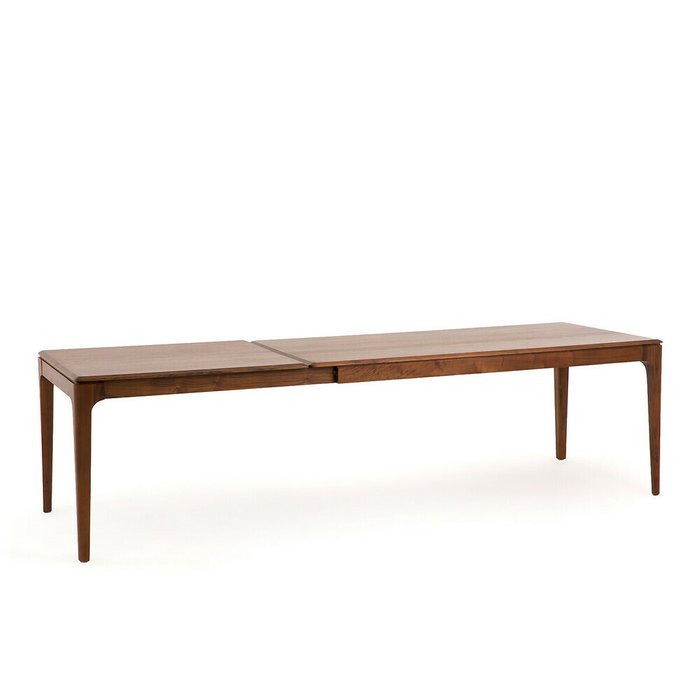 Раздвижной обеденный стол Sanara коричневого цвета - лучшие Обеденные столы в INMYROOM